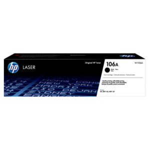 HP 106A Black Original Laser Toner Cartridge (W1106A)