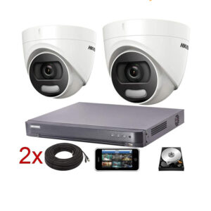 2 CCTV Camera Set Package – HikVision