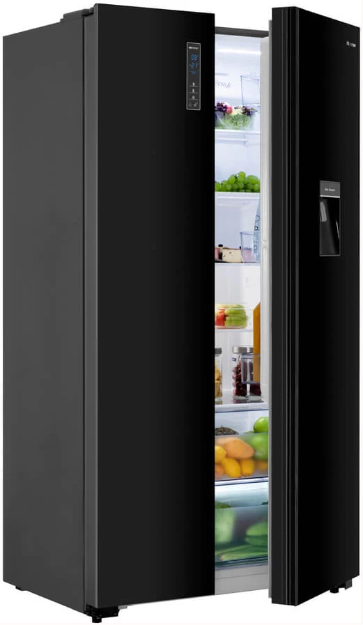 Hisense 670 liter Fridge | Color: Silver & Black - Image 4