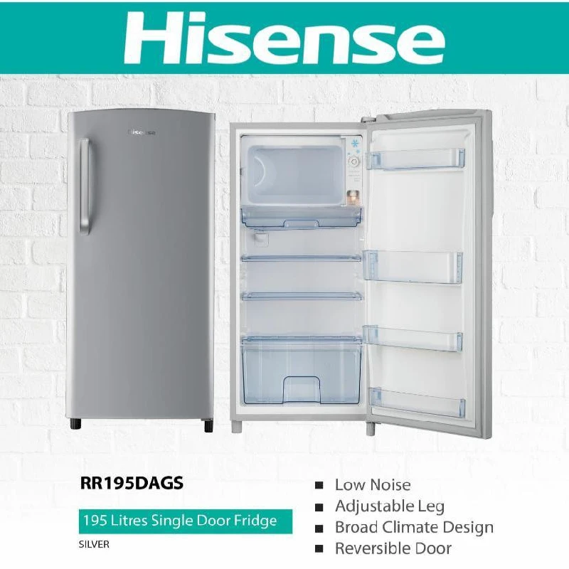 Hisense 195 litre Fridge Single Door - Image 2
